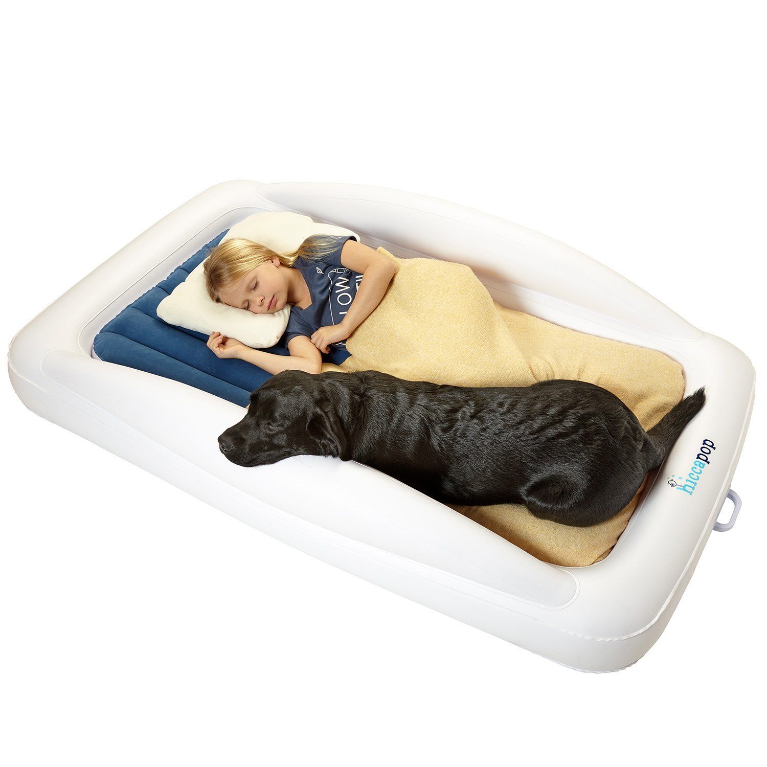 Hiccapop Inflatable Toddler Travel Bed Review